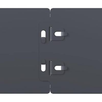 Gazonranden 10 st 10x103 cm koudgewalst staal antraciet