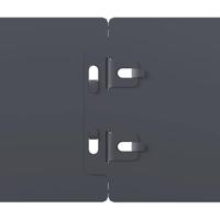 Gazonranden 10 st 10x103 cm koudgewalst staal antraciet - thumbnail