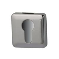 Hardbrass Cilinderrozetten Qbe - chroom - thumbnail