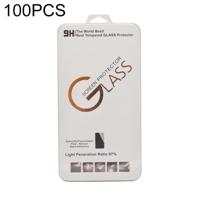 100 PCS gehard glas film Screen Protector kunststof pakkist - thumbnail