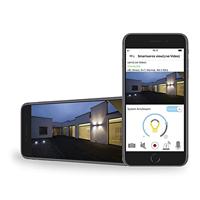 Smartwares CIP-39901 Guardian Beveiligingscamera Met Verlichting – 1080p full HD, 11 x 19 x 20 cm, Metallic Zilver - thumbnail