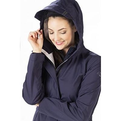 HKM Lange Regenjas donkerblauw maat:xs