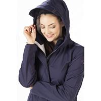 HKM Lange Regenjas donkerblauw maat:xs - thumbnail