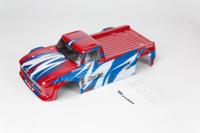 Arrma - Infraction 4x4 All Road Mega Painted Decaled Trimmed Body Red/Blue (ARA414001) - thumbnail