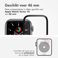 Accezz Screenprotector met applicator Apple Watch Series 10 - 46 mm Smartphone screenprotector Transparant - thumbnail