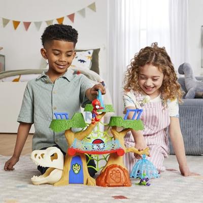 Spidey Dino-Webs Forest Base Speelset, Superheldenfiguren en Accessoires, Leeftijd 3 en Ouder, Spidey en Vrienden Spidey Dino-Webs Forest Base Speelset, Superheldenfiguren en Accessoires, Leeftijd 3 en Ouder, Spidey en Vrienden