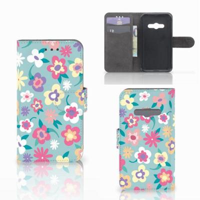 Samsung Galaxy Xcover 3 | Xcover 3 VE Hoesje Flower Power Samsung Galaxy Xcover 3 | Xcover 3 VE Hoesje Flower Power