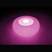 Intex 68697 Opblaasbare LED-Verlichting Poef 33x86 cm - thumbnail