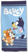 Bluey blauw Strandlaken 70 x 140 cm polyester - thumbnail