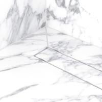 Douchegoot Easy Drain Compact 50 Modulo Stone 90 cm complete set, waterslot 50 mm - thumbnail