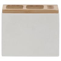 Tandenborstelhouder Voor Electrische Tandenborstel Sealskin Grace 12 x 6 x 10 cm Polyresin Wit - thumbnail