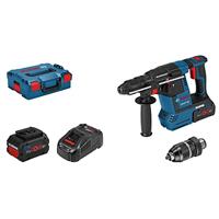 Bosch Professional GBH 18V-26 F SDS-Plus-Accu-boorhamer 18 V 5.5 Ah Li-ion Incl. 2 accus, Incl. lader, Incl. koffer, Incl. accessoires - thumbnail