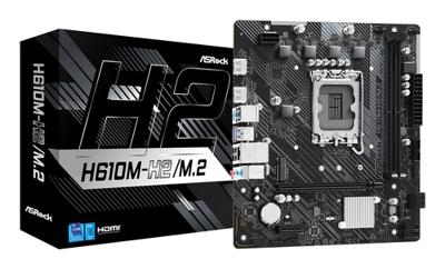 ASRock H610M-H2/M.2 Moederbord Socket Intel 1700 Vormfactor Micro-ATX Moederbord chipset Intel® H610