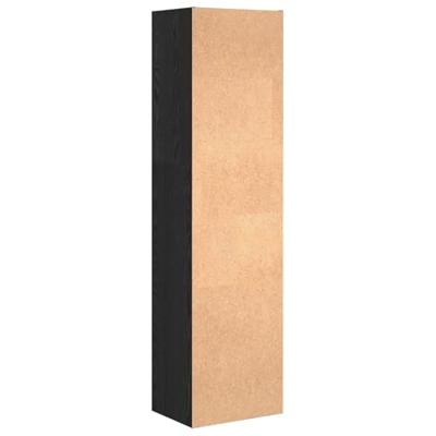 Boekenkast Zwart eiken 40 x 30 x 152 cm Bewerkt hout