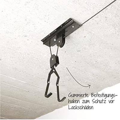 FISCHER FAHRRAD 50386:FISCHER Fietslift Aantal plaatsen: 1 Zwart FISCHER FAHRRAD 50386:FISCHER Fietslift Aantal plaatsen: 1 Zwart