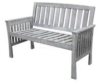 SenS-Line Tuinbank Kensington Grey 125cm - thumbnail