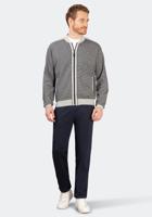 Gestreept heren huispak Hajo blauw - thumbnail