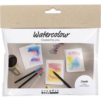 Creativ Company Mini hobbyset aquarel, kaarten en enveloppen, 1 doos - thumbnail