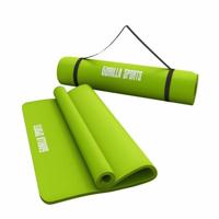 Yogamat Deluxe 190 x 60 x 1,5 cm Lime groen - thumbnail