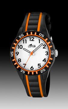 Horlogeband Lotus 18172-3 / 18172-7 Rubber Zwart 14mm