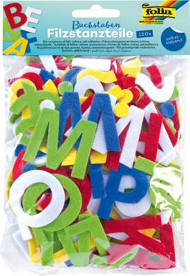 Folia zelfklevende viltvormen Kinderen, blister met 112 stuks