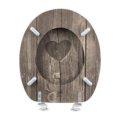 Cornat Wc-Bril Mdf-Gelakt Hart Br - KSD811