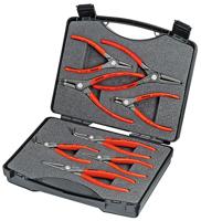 Knipex 00 21 25 Precisie-borgveertang set Geschikt voor borgringen Binnen- en buitenringen 12-25 mm, 19-60 mm 10-25 mm, 19-60 mm Puntvorm 90° haaks, Recht - thumbnail