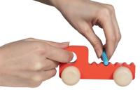 Goki houten voertuig met geluid - thumbnail