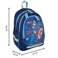 Undercover Ergonomische schoolrugzak captain america - thumbnail
