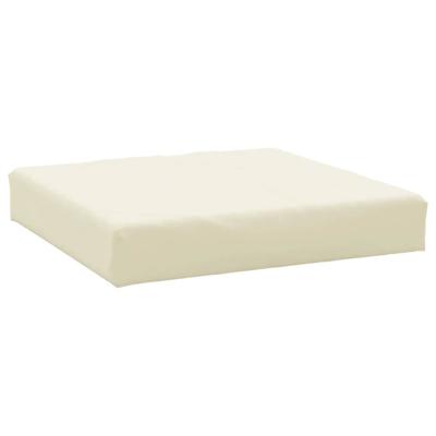 VidaXL Palletkussen 60x60x6 cm oxford stof crèmekleurig
