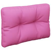 VidaXL Palletkussen 50x40x12 cm stof roze - thumbnail