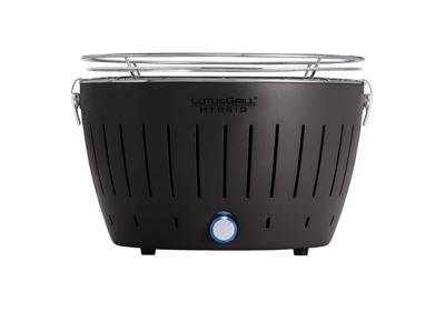 LotusGrill BBQ / Tafelbarbecue Classic Hybrid - Gas of Houtskool - ø 35 cm - Antraciet