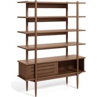 Kave Home Wandkast 'Carolin' Notenhout 169 x 130cm - thumbnail