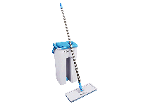 Nexxt Flat Mop met Emmer - 360° Draaibaar - thumbnail