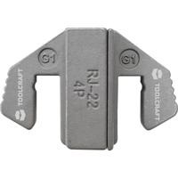 TOOLCRAFT Krimp-onderdelen Krimpinzetstuk voor 4P4C/RJ22 connector Geschikt voor merk: TOOLCRAFT PZ-500 - thumbnail