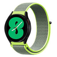 Sport Loop nylon bandje - Neon groen - Samsung Galaxy Watch - 46mm / Samsung Gear S3 - thumbnail