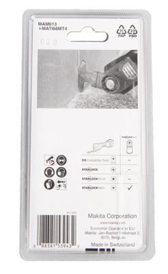 Makita Accessoires MAM013 Segm.fr. HM 68x30mm K40 - B-66531 Makita Accessoires MAM013 Segm.fr. HM 68x30mm K40 - B-66531