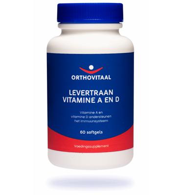 OrthoVitaal Levertraan Vitamine A en D 60 Softgels