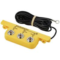 TRU COMPONENTS TC-12277208 Aardingsstekker 3x 10 mm drukknopaansluiting, haakse vorm met kabel 1 stuk(s) - thumbnail