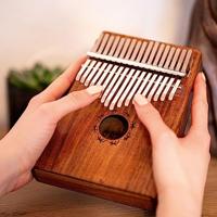 Ortega OKB1 Lizard Series Solid Acacia kalimba - thumbnail
