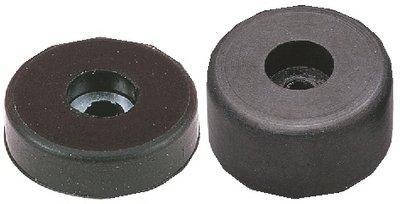 Monacor HF-140 Apparaatvoet Zwart 1 stuk(s)