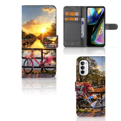 Motorola Moto G52 | Moto G82 | Flip Cover | Amsterdamse Grachten Motorola Moto G52 | Moto G82 | Flip Cover | Amsterdamse Grachten