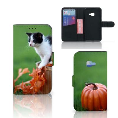 Samsung Galaxy Xcover 4 | Xcover 4s | Telefoonhoesje | Met pasjeshouder | Kitten
