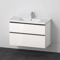 Badkamermeubelset Duravit D-Neo Wastafel Keramiek 100.5x48x62.5 cm Hoogglans Wit Duravit - thumbnail