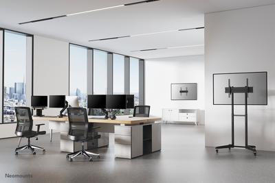 Newstar FPMA-W300BLACK Wandsteun voor Schermen tot 55 Inch Zwart