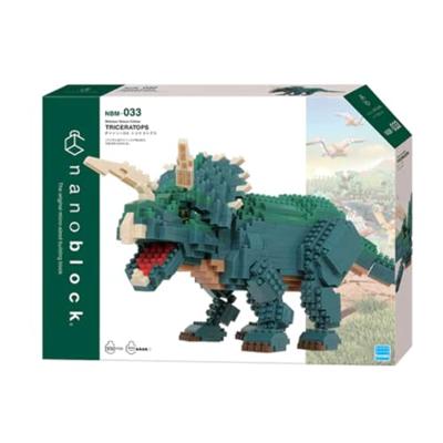 Bakstenen figuur - BANDAI - NANOBLOCK - Triceratops Deluxe - 930 stuks