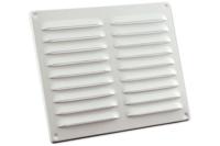 Nedco schoepenrooster alu. 245 x 195 mm RAL9010 wit - thumbnail