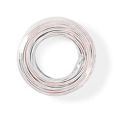 Nedis Speaker-Kabel | 2x 1.5 mm² | CCA | 100 m | Wit | 1 stuks - CAGW1500WT1000 CAGW1500WT1000