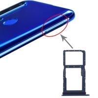 SIM-kaart lade + SIM-kaart lade/micro SD-kaart lade voor Huawei Nova 5i (blauw) - thumbnail