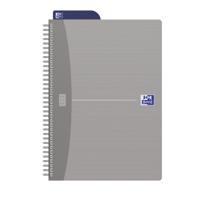 Oxford Office Essentials spiraalschrift, 180 bladzijden, ft 17,6 × 25 cm (B5), 90 vel, geruit 5 mm, geass - thumbnail